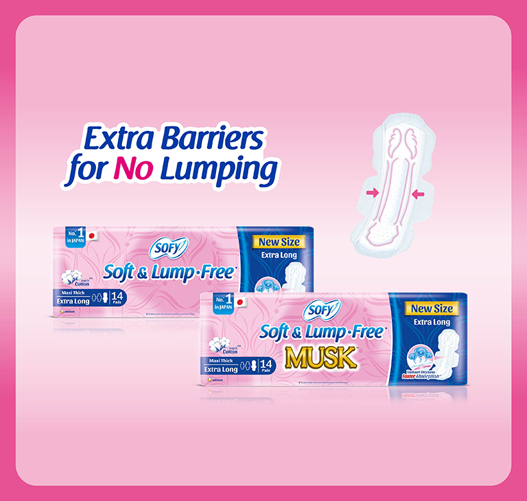 SOFY Soft & Lump Free Extra Long