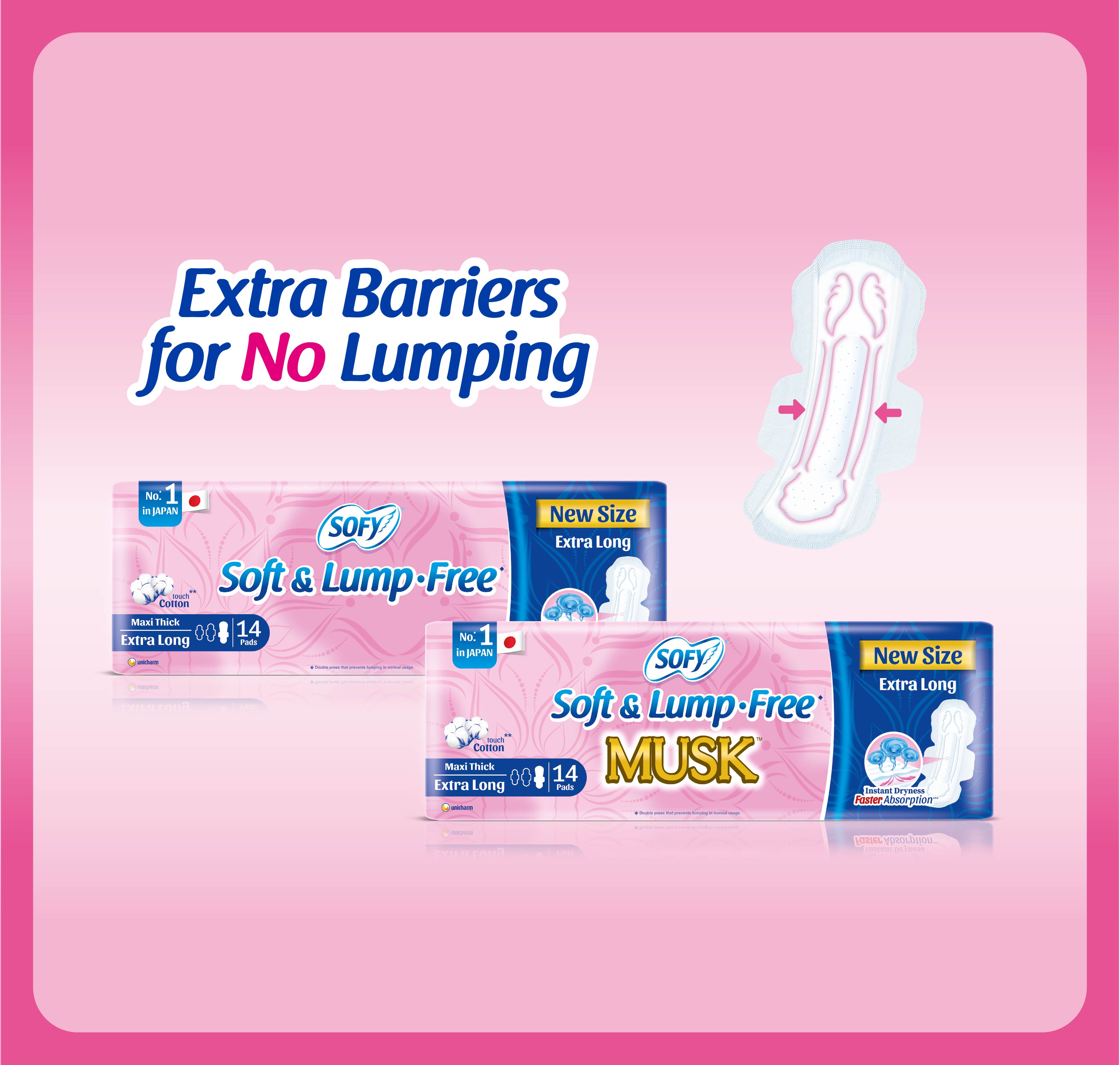 Soft & Lump Free Extra Long